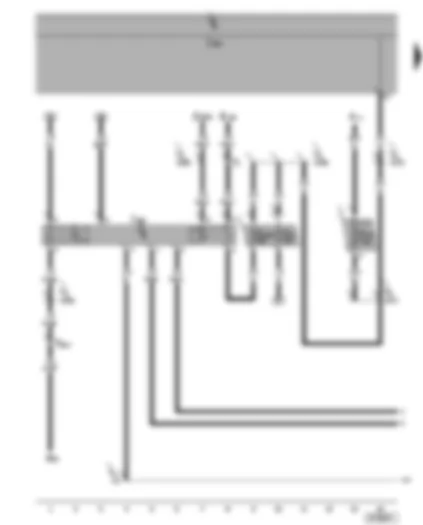 Wiring Diagram  SEAT ALHAMBRA 2005 - Starter inhibitor and reversing light relay