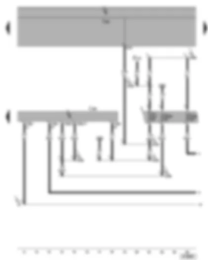 Wiring Diagram  SEAT ALHAMBRA 2005 - Climatronic control unit - fuses