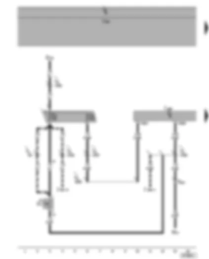 Wiring Diagram  SEAT ALHAMBRA 2008 - Reversing light switch - parking aid control unit