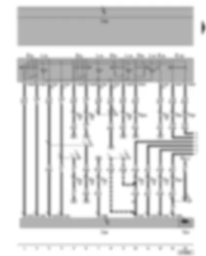 Wiring Diagram  SEAT ALHAMBRA 2005 - Rear window regulator isolation switch - window regulator switch - driver side interior locking switch - front left window regulator control unit