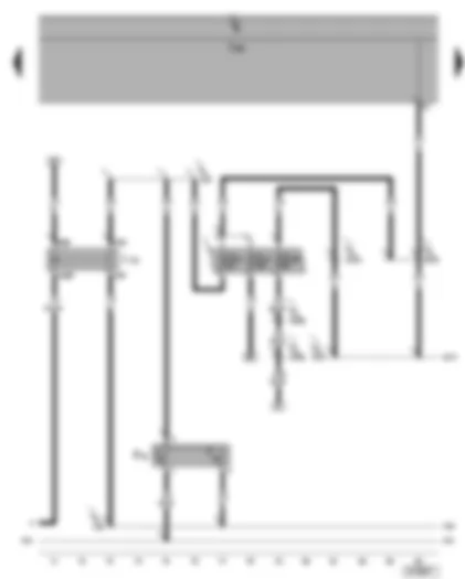 Wiring Diagram  SEAT ALHAMBRA 2006 - Radiator fan thermal switch - radiator fan 2nd speed relay - fuses