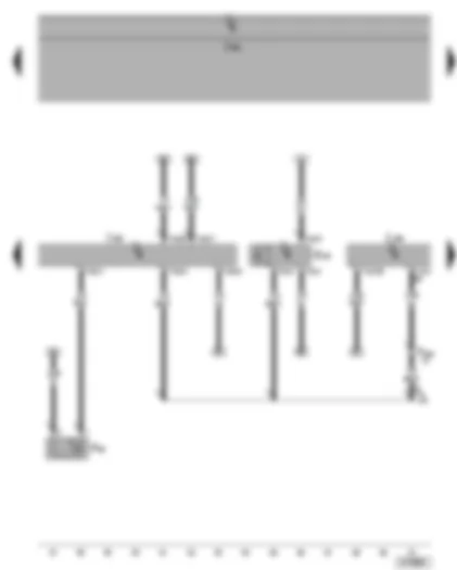 Wiring Diagram  SEAT ALHAMBRA 2009 - Ambient temperature switch - high-pressure sender - radiator fan control unit