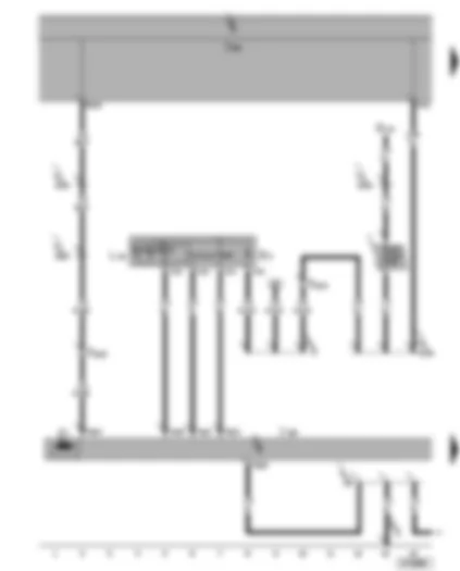 Wiring Diagram  SEAT ALHAMBRA 2008 - Sunroof switch - sliding sunroof adjustment control unit - sliding sunroof motor