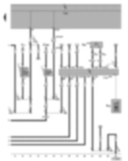 Wiring Diagram  SEAT ALHAMBRA 2002 - Operating electronics control unit - telephone microphone mobile telephone
