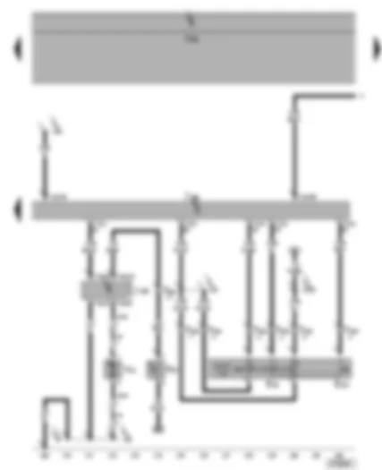 Wiring Diagram  SEAT ALHAMBRA 2008 - Fuel pump relay - fuel gauge sender - fuel pump