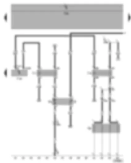 Wiring Diagram  SEAT ALHAMBRA 2008 - Fuel pump relay - fuel system pressurisation pump - fuel gauge sender - glow plugs