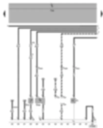 Wiring Diagram  SEAT ALHAMBRA 2005 - Coolant shortage indicator sender - oil level and oil temperature sender - oil pressure switch