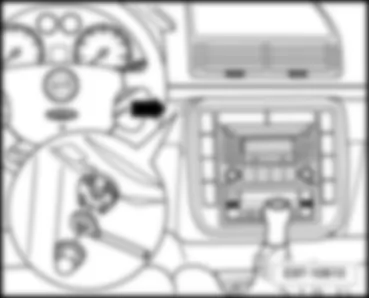 SEAT ALHAMBRA 2010 Overview of earth points in engine compartment