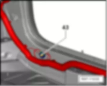 SEAT ALHAMBRA 2016 Перечень точек соединения с массой в салоне (правая сторона)