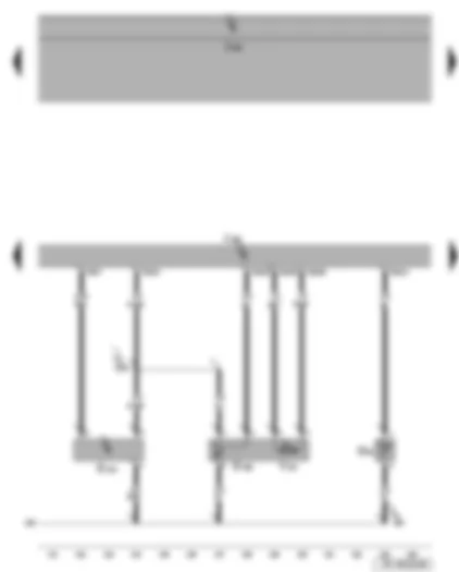 Wiring Diagram  SEAT ALTEA 2007 - Intake manifold flap motor - fuel pressure sender - low pressure - coolant temperature sender - Motronic control unit