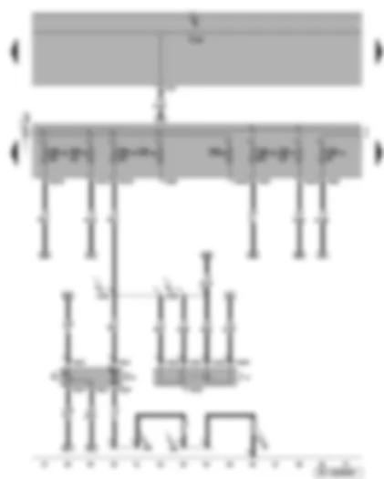 Wiring Diagram  SEAT ALTEA 2004 - Fuel pump - fuel pump relay - fuel gauge sender