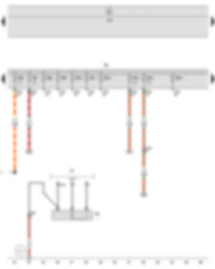 Wiring Diagram  SEAT ALTEA 2009 - Fuse holder B - Exterior socket - 230 V - 110 V - Engine preheating element