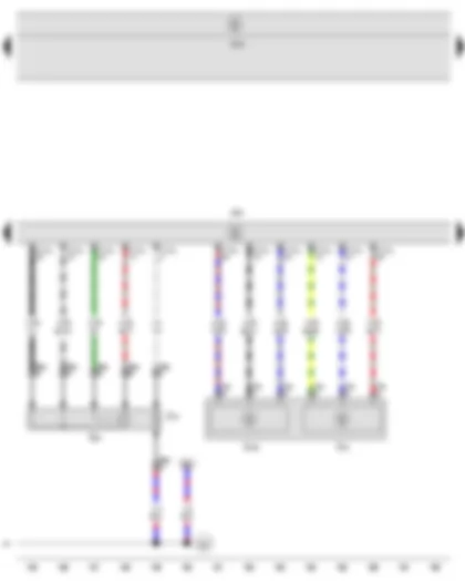 Wiring Diagram  SEAT ALTEA 2010 - Lambda probe - Accelerator position sender - Engine control unit