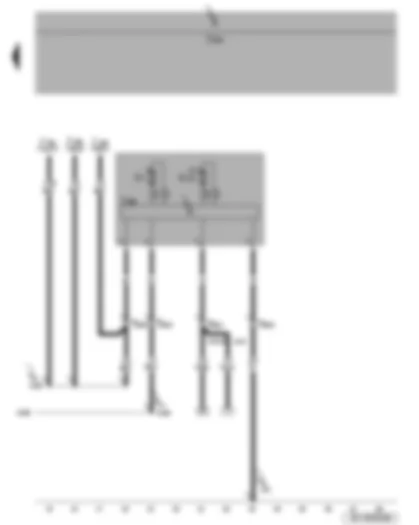 Wiring Diagram  SEAT ALTEA 2005 - Radiator fan - radiator fan control unit