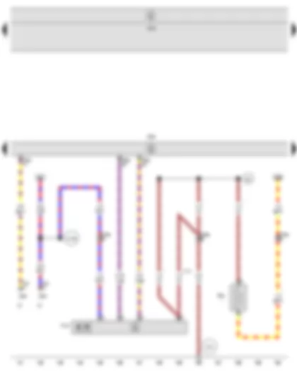 Wiring Diagram  SEAT ALTEA 2009 - Engine control unit - Intake manifold preheating heater element - Intake manifold flap motor