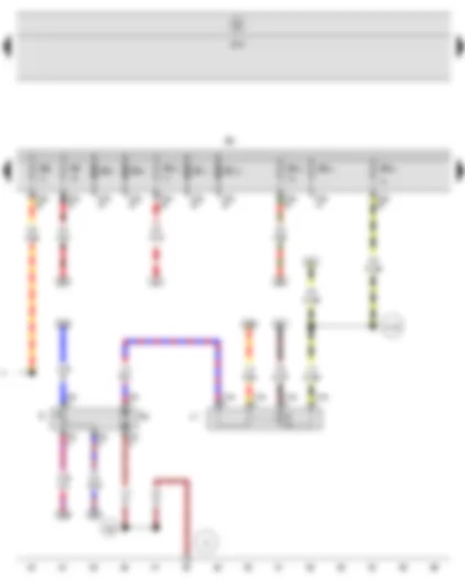 Wiring Diagram  SEAT ALTEA 2009 - Fuel gauge sender - Fuel system pressurisation pump - Fuel pump relay - Fuse holder B