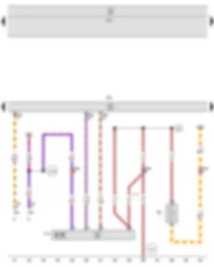 Wiring Diagram  SEAT ALTEA 2009 - Engine control unit - Intake manifold preheating heater element - Intake manifold flap motor