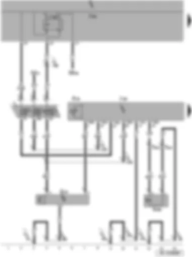 Wiring Diagram  SEAT ALTEA 2004 - High pressure sender - Climatronic control unit - air conditioning system compressor regulating valve