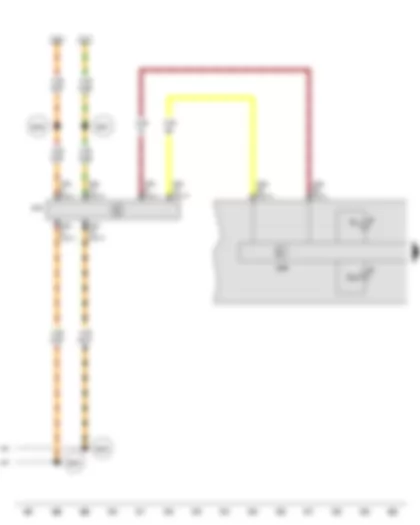 Wiring Diagram  SEAT ALTEA 2009 - Control unit in dash panel insert - Data bus diagnostic interface