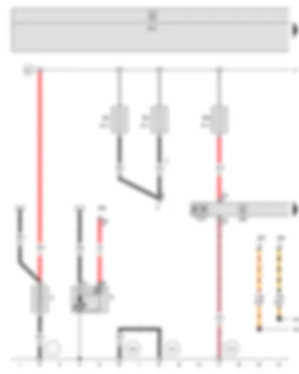 Wiring Diagram  SEAT ALTEA 2009 - Battery - Starter - Power steering control unit - Electromechanical power steering motor