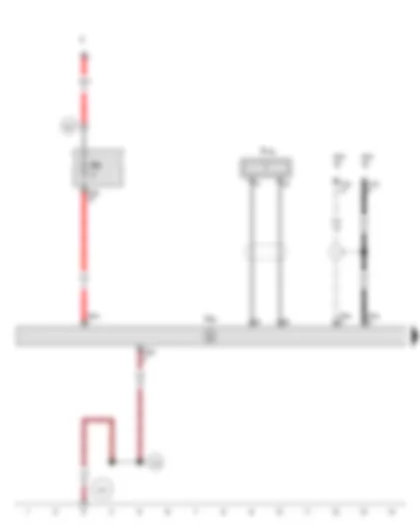 Wiring Diagram  SEAT ALTEA 2010 - Telephone transmitter and receiver unit - Aerial for Bluetooth