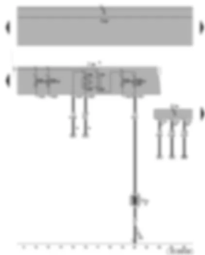Wiring Diagram  SEAT ALTEA 2010 - Secondary air pump motor - secondary air pump relay - Simos control unit