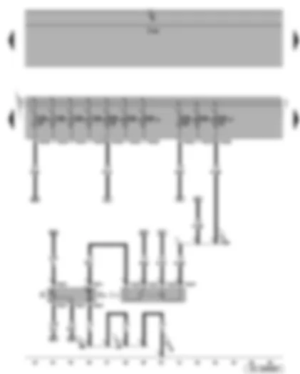 Wiring Diagram  SEAT ALTEA 2006 - Fuel pump - fuel pump relay - fuel gauge sender