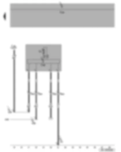 Wiring Diagram  SEAT ALTEA 2011 - Radiator fan control unit - radiator fan