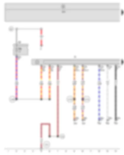 Wiring Diagram  SEAT ALTEA 2009 - Radio - Fuse holder B