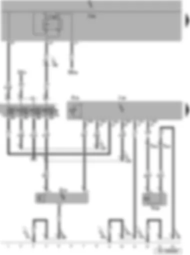 Wiring Diagram  SEAT ALTEA 2006 - High pressure sender - Climatronic control unit - air conditioning system compressor regulating valve