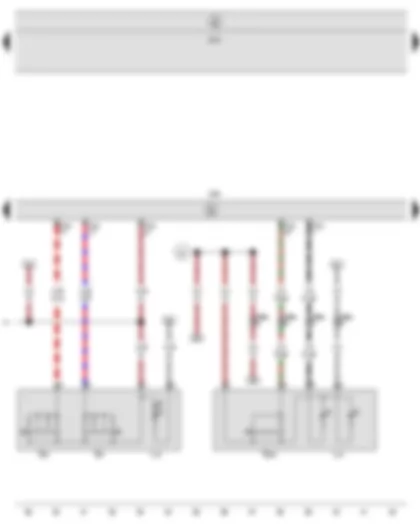 Электросхемa  SEAT ALTEA 2009 - Выключатель переднего левого стеклоподъемника - Клавиша запирания дверей из салона со стороны водителя - Блок управления двери водителя - Блок управления бортовой сети