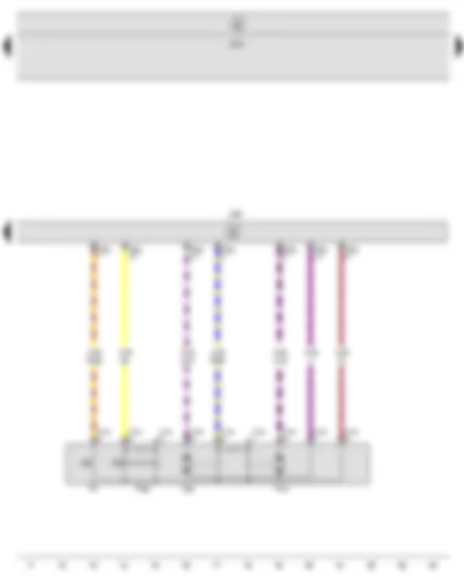Электросхемa  SEAT ALTEA 2009 - Концевой выключатель двери водителя - Блок управления двери водителя - Блок управления бортовой сети - Электродвигатель центрального замка в двери водителя