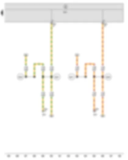 Электросхемa  SEAT ALTEA 2009 - Блок управления бортовой сети - Диагностический интерфейс шин данных