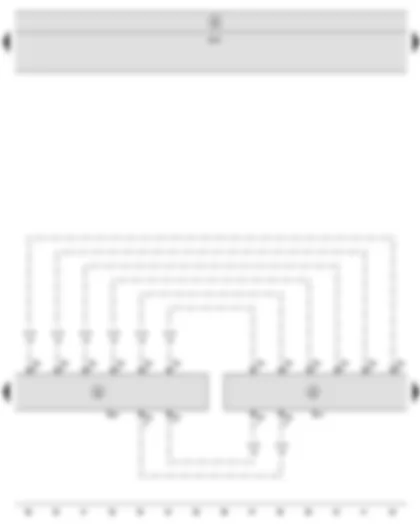 Wiring Diagram  SEAT ALTEA 2010 - Operating unit in steering wheel - Multifunction buttons on right in steering wheel