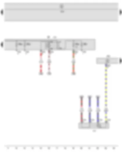 Wiring Diagram  SEAT ALTEA 2010 - Continued coolant circulation relay - Engine control unit - Engine component current supply relay - Fuse holder B