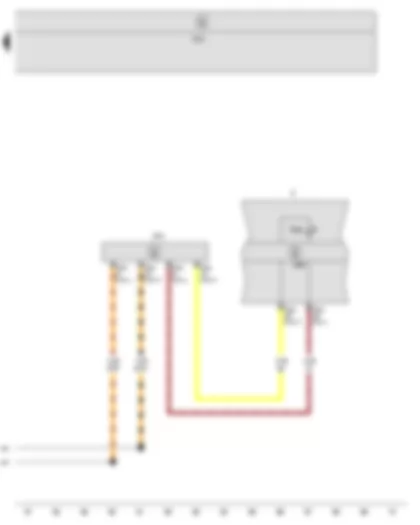 Электросхемa  SEAT ALTEA 2012 - Блок управления комбинации приборов - Блок управления бортовой сети - Диагностический интерфейс шин данных - Комбинация приборов - Контрольная лампа указателя давления в шинах