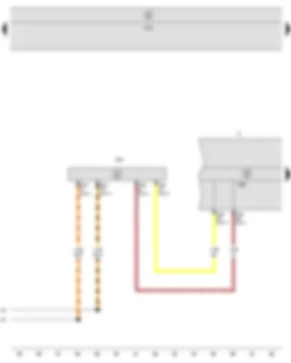 Wiring Diagram  SEAT ALTEA 2011 - Control unit in dash panel insert - Onboard supply control unit - Dash panel insert