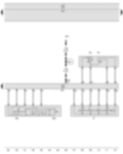 Wiring Diagram  SEAT ALTEA 2010 - Ignition/starter switch - Turn signal switch - Headlight dipper and flasher switch - Cruise control system switch - Cruise control system (CCS) SET button