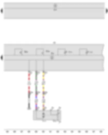 Wiring Diagram  SEAT ALTEA 2010 - Heater control unit - Air recirculation flap control motor