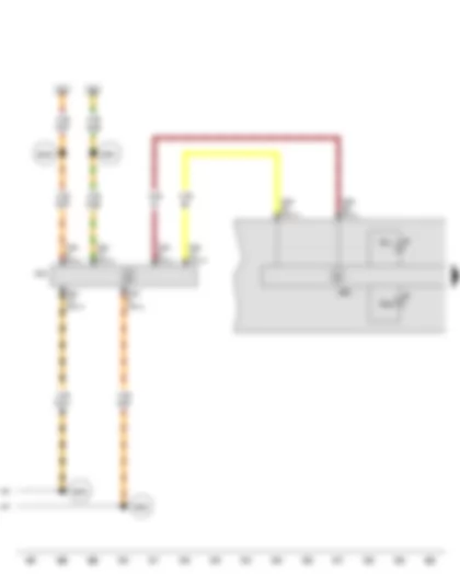 Wiring Diagram  SEAT ALTEA 2010 - Control unit in dash panel insert - Data bus diagnostic interface