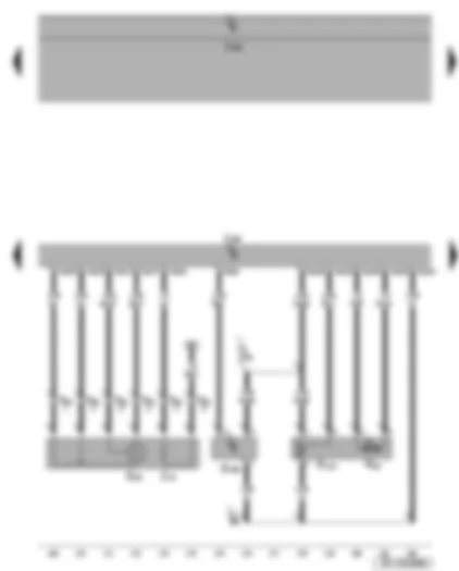Wiring Diagram  SEAT ALTEA 2006 - Exhaust gas recirculation potentiometer - Lambda probe - diesel direct injection system control unit - exhaust gas recirculation valve