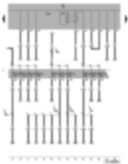 Wiring Diagram  SEAT ALTEA 2007 - Fuses - X-contact relief relay - onboard supply control unit