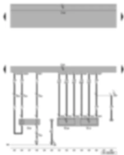 Wiring Diagram  SEAT ALTEA 2014 - Lambda probe - accelerator position sender - 4HV control unit