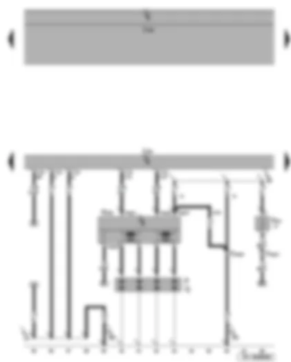 Wiring Diagram  SEAT ALTEA 2011 - Spark plugs - intake manifold preheating heater element - ignition transformer - Simos control unit