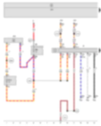 Wiring Diagram  SEAT ALTEA 2011 - Voltage stabiliser - Radio - Fuse holder B