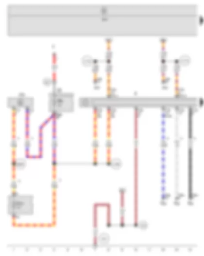 Wiring Diagram  SEAT ALTEA 2011 - Voltage stabiliser - Radio - Fuse holder B