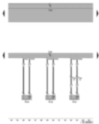 Wiring Diagram  SEAT ALTEA 2014 - Temperature sender before particulate filter - temperature sender before turbocharger - temperature sender after particulate filter