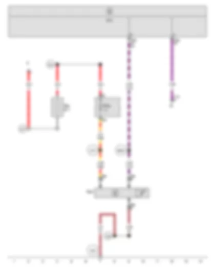 Wiring Diagram  SEAT ALTEA 2012 - Rain and light sensor