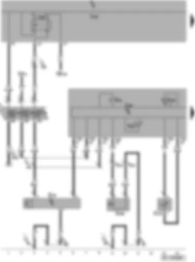 Wiring Diagram  SEAT ALTEA 2012 - High pressure sender - centre vent temperature sender - air conditioning system control unit - air conditioning system compressor regulating valve