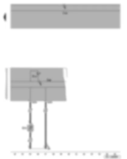 Wiring Diagram  SEAT ALTEA 2007 - Dash panel insert - windscreen washer fluid level sender
